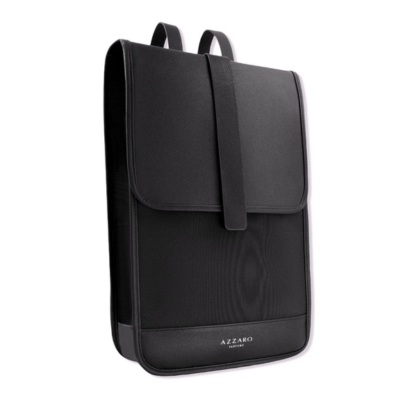 Azzaro Other - AZZARO Logo Mens Limited Edition Black BackPack Travel Bag